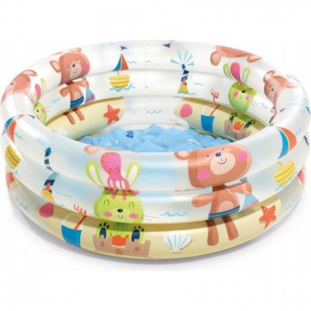 Бассейн надувной INTEX «ДИНО» 57106, 61 х 22 см, 1-3 лет