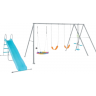 Качели детские INTEX "КОМПЛЕКС 4 КАЧЕЛИ+ГОРКА" 472х254х211см от 3 до 10 лет 44152