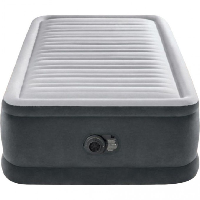 Надувная кровать INTEX COMFORT-PLUSH 99х191х33см, встроенный насос 220V 67766