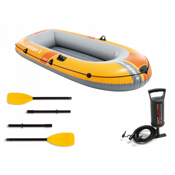 Надувная лодка INTEX "CHALLENGER 2" 236х114х41см, 66312