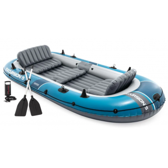 Надувная лодка INTEX"EXCURSION 5" 66325366х168х43см, вёсла 137см, насос 68614, до 600кг Надувная лодка INTEX"EXCURSION 5" 66325366х168х43см, вёсла 137см, насос 68614, до 600кг