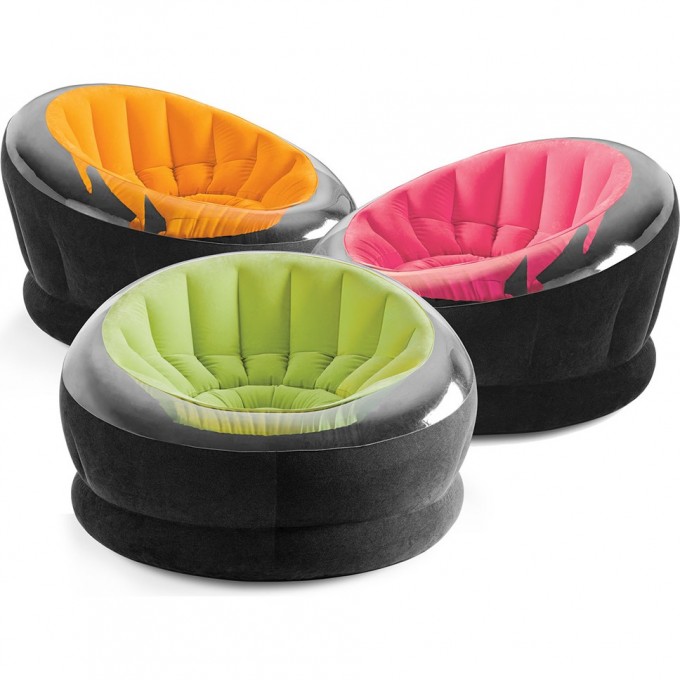Надувное кресло INTEX Empire 112х109х69см 3 цвета 68582