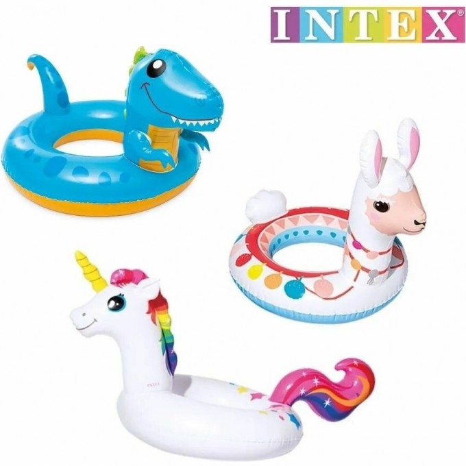 Надувной круг INTEX "БОЛЬШОЕ ЧУДО" от 3 до 6 лет 3 вида 59221