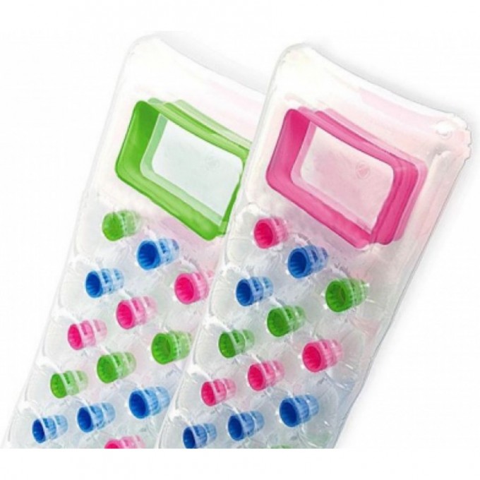 Надувной матрас для плавания INTEX 188х71см с окном до 100кг от 14 лет, 2 цвета 1 шт 59894