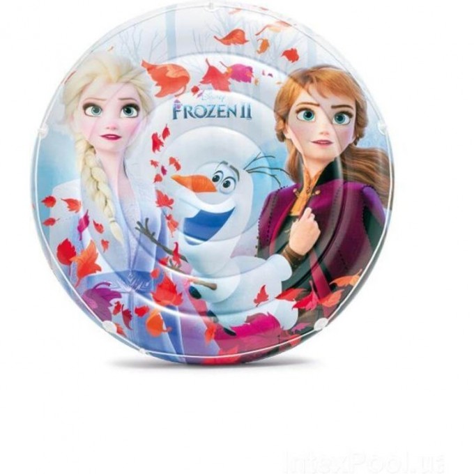 Надувной матрас-плот для плавания 128х19см INTEX Холодное сердце от 3 лет 56515