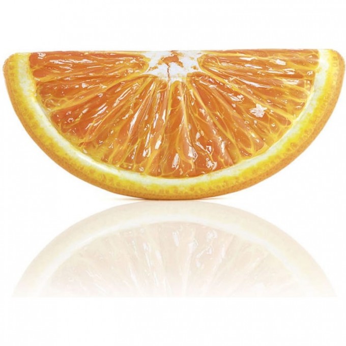 Надувной плотик INTEX «АПЕЛЬСИНОВАЯ ДОЛЬКА» 178х85см 58763