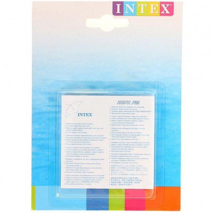 Ремонтный комплект INTEX 49см2 самоклеящиеся заплатки, 6шт 59631