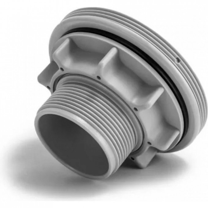 Соединитель сетчатый INTEX под шланг с резьбой 38мм с выпускной насадкой, гайкой и прокладкой 11093